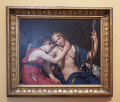 The Farewell of Telemachus and Eucharis by David in the Getty Center, June 2016