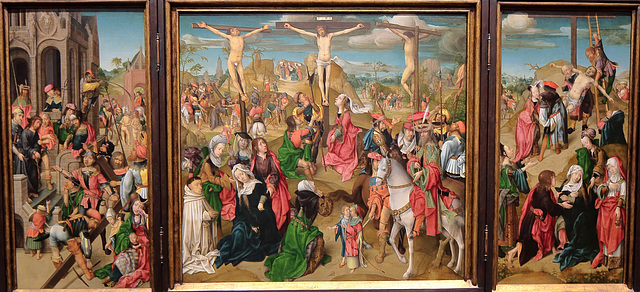 Triptych: Scenes from the Passion of Christ - Master of Delft