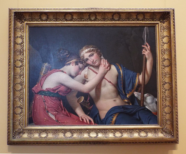 The Farewell of Telemachus and Eucharis by David in the Getty Center, June 2016