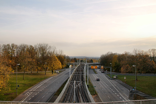 Blick auf die Ardeystraße (Dortmund-Innenstadt-West) / 8.11.2020