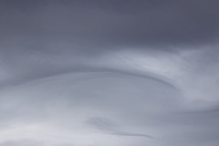 Cloud formations over North Bend