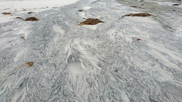 Nordmeerwasser-Spülmuster