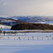 snowy panorama to Kinder Scout