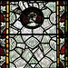 dorchester abbey church, c14 glass in the nave, (110)