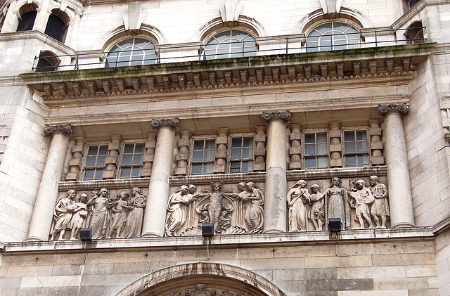 Detail of Former Royal Insurance Building. Dale Street and North John Street, Liverpool
