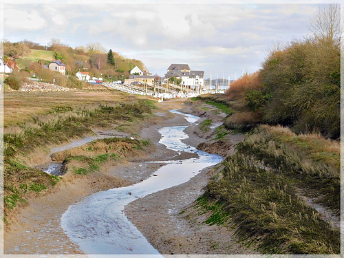 Randonnée à Plouer sur Rance (22) : Vue sur le port