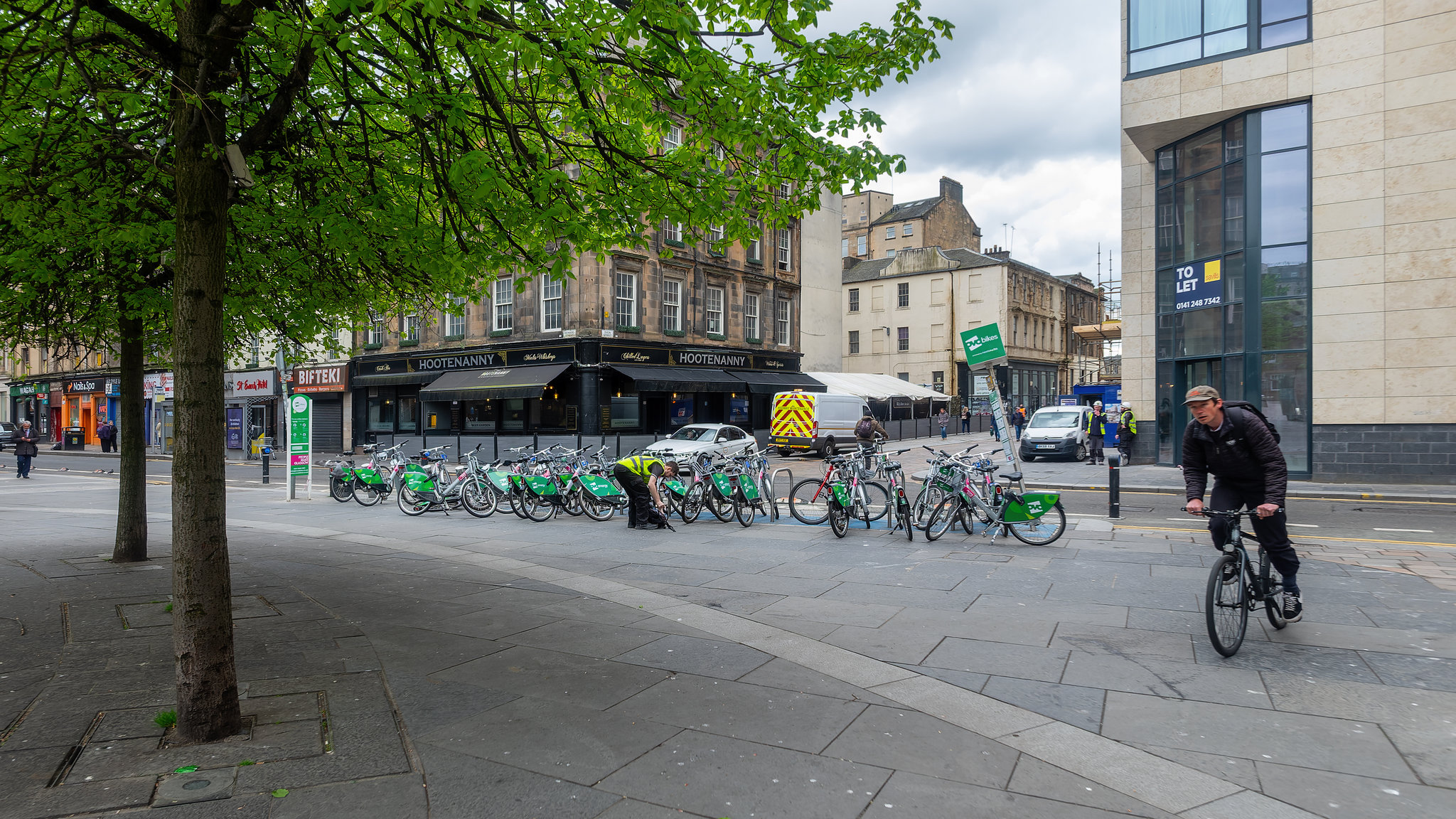 Corner of Howard Street and Dixon Street Photographed from St Enoch Square