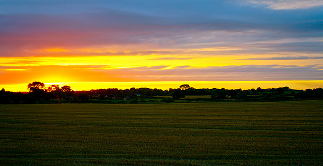 Gnosall sunset