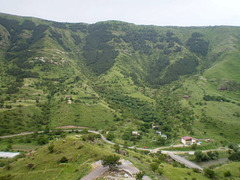 View across River Kura valley.