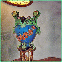 Barcellona : Una ceramica di Casa Batlló