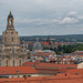 Dresden, Blick von der Kreuzkirche zur Frauenkirche