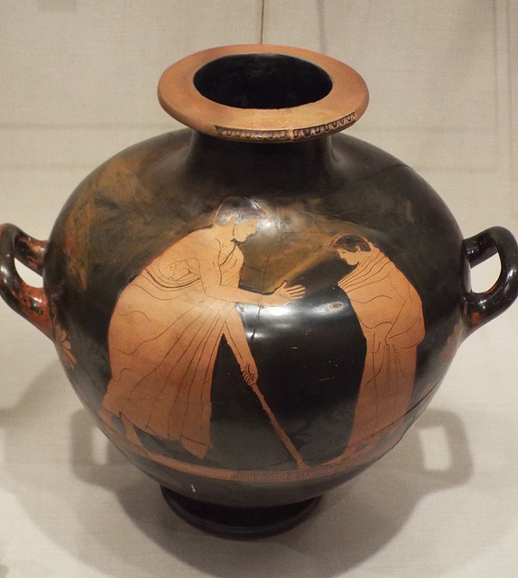 Terracotta Kalpis Attributed to the Syleus Painter in the Metropolitan Museum of Art, April 2017