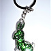 A lovely green rabbit keyring