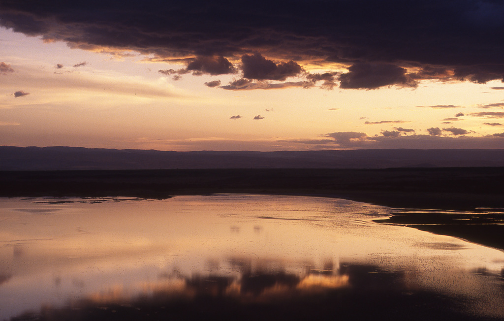 Sunset over Lake Elmenteita