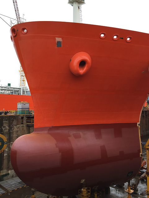 LPG bow section, DSME