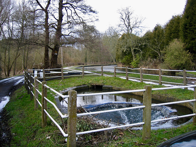 Gothersley Lock on the Staffs and Worcs Canal