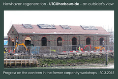 UTC in the former carpentry workshops - Newhaven - 30.3.2015