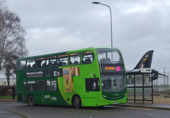 DSCF5776 Konectbus 631 (SN65 OAM) at Norwich Airport - 11 Jan 2019