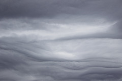 Cloud formations over North Bend