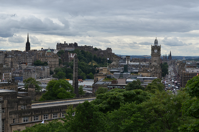 Edinburgh and Castle Hill from Calton Hill