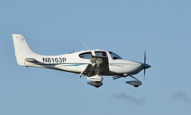 N8163P approaching Solent Airport - 1 December 2019