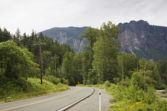 The location of the title shot of Twin Peaks