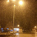 snow in the night