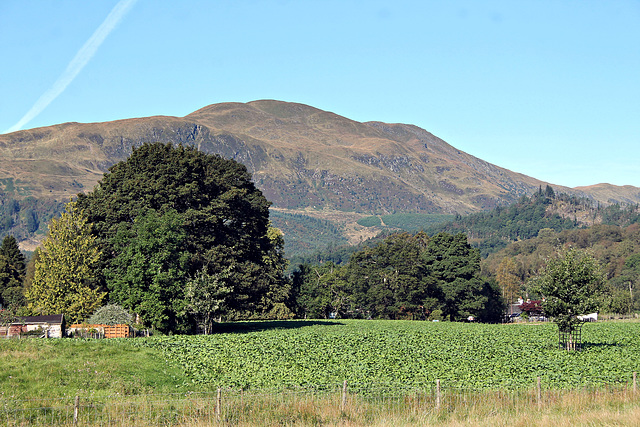 View from Kilmahog Wool Mill near Callander 7th September 2019.