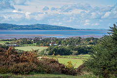 A view of the River Dee estuary and the coast of Wales from Thurstaston