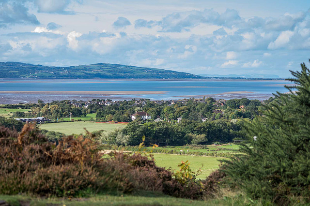 A view of the River Dee estuary and the coast of Wales from Thurstaston