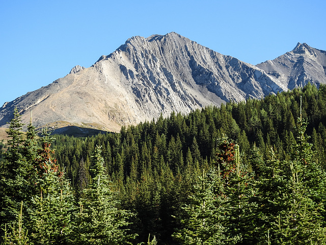 Mountain peaks, Kananaskis