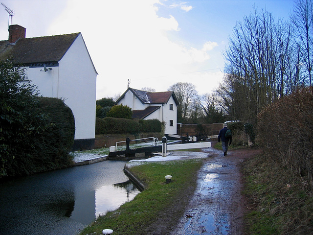 Approach to Four Locks Bridge on the Stourbridge Canal