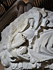 dorchester abbey church, monks on a big c14 corbel attached to the nave arcade, presumed to be a statue base, (117)