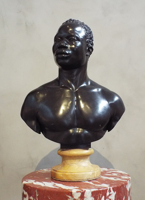 Bust of a Man by Francis Harwood in the Getty Center, June 2016