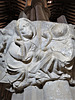 dorchester abbey church, oxon monks on a big c14 corbel attached to the nave arcade, presumed to be a statue base,(118)