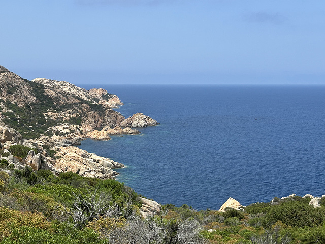 Caprera's rough coast. Caprera's rough coast.