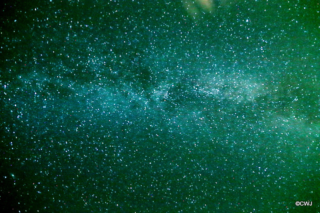 The stars are out again, after the Sahara's sands have been blown away, and so bright in tonight's skies, above the courtyard.