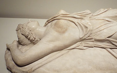 Detail of a Marble Dying Amazon in the Metropolitan Museum of Art, July 2016 Detail of a Marble Dying Amazon in the Metropolitan Museum of Art, July 2016