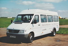 Biss Brothers P437 OVW at Stansted Airport – 27 May 1997