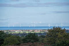 Looking out to the windfarms from Thurstaston