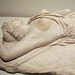 Detail of a Marble Dying Amazon in the Metropolitan Museum of Art, July 2016