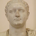 Detail of a Portrait of the Emperor Domitian in a Modern Bust by Della Porta in the Naples Archaeological Museum, July 2012