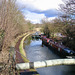 Looking North along the Stourbridge Canal from Newtown Bridge