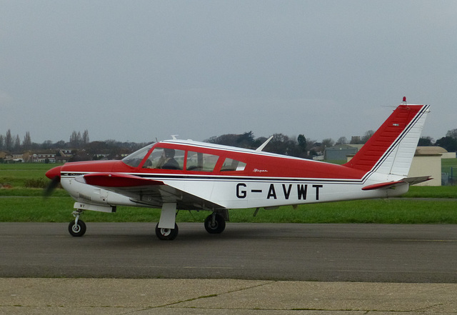 G-AVWT at Lee on Solent (1) - 14 December 2015