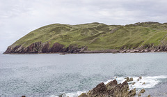 Bay of Stoer view NNW panorama x2 vertical exaggeration