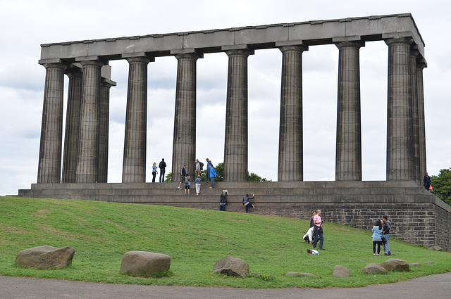 Edinburgh, National Monument on Calton Hill