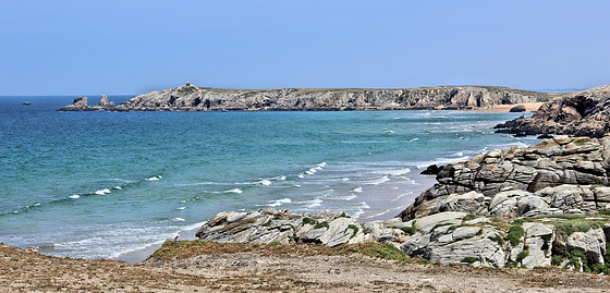 Presqu'île de Quiberon (56) 10 juin 2013. La Côte Sauvage.