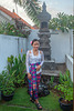 Rita Deliana at the prayer altar