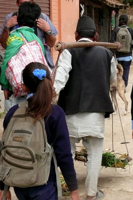 Scene de rue - Népal