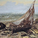 Detail of Fishing Boat by Courbet in the Metropolitan Museum of Art, January 2023